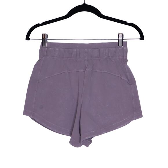 LULULEMON Inner Glow Short 3" Washed Half Moon High Rise Sweatshorts Women's 2 - Picture 3 of 10